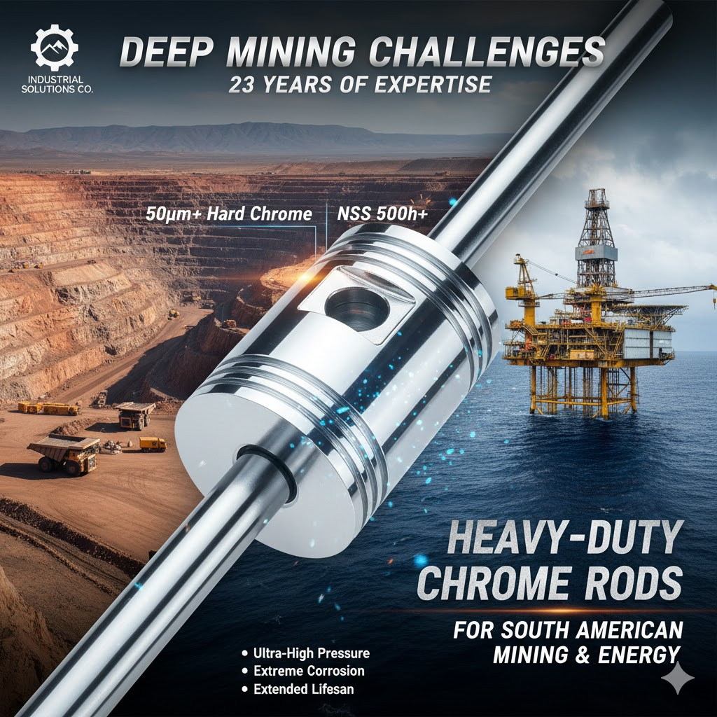 Latest company blogs about Deep Mining Challenges: 23 Years of Expertise in Heavy-Duty Chrome Rods for the South American Market