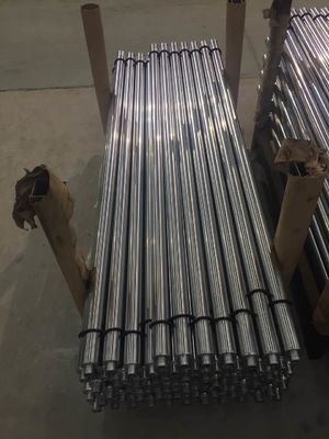 1000mm - 8000mm Metal Hollow Bar , Polished Hard Chrome Plated Rod