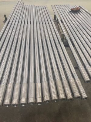 Lightweight Aluminium Hollow Round Bar , Hard Chrome Plated Steel Rod