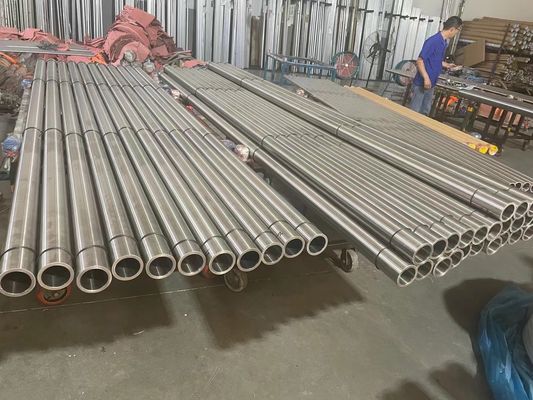 Lightweight Hollow Aluminum Rod Bar Polished Surface Finish 1000mm - 8000mm