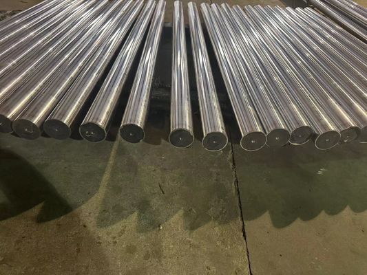 Hardness Between 25-30 Degrees 1.5 Microns 40CR  Hollow Piston Rod Engineering Machinery