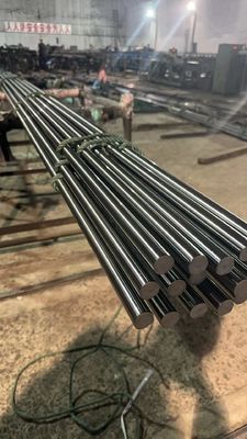 Ra0.2-0.4  Chrome Plating With Thickness Options Of 1.5 Microns Hardness Between 50-55 Degrees (Up To 50-60 Degrees) Chrome Piston Rod