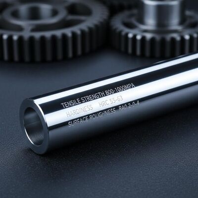 Surface Roughness Ra0.2-0.4 Chrome Piston Rod with Tensile Strength 800-1000MPa and HRC 55-63 Hardness for Durable Mechanical Systems